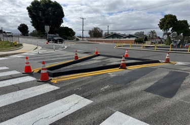 Roundabout at Gridley and Centralia intersection