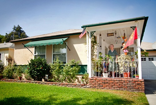 Gwen Travis at home in 2014