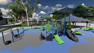 Del Valle Tot Lot rendering