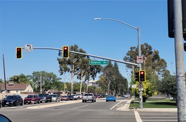 Traffic signal intersection improvement