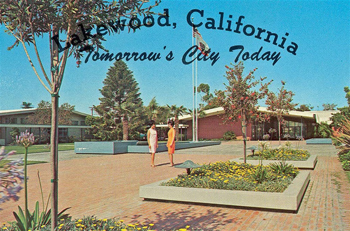 1960s Civic Center Postcard