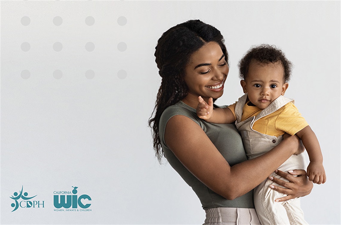 Woman holding baby