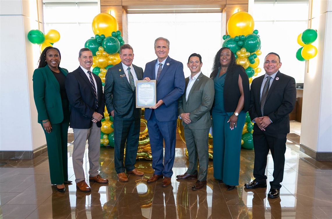 City Council with F&M bank employees