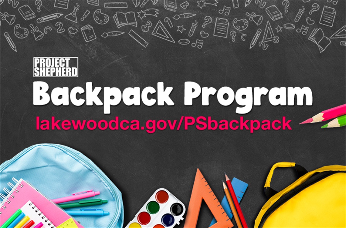 Chalkboard background with colorful backpack  and supplies