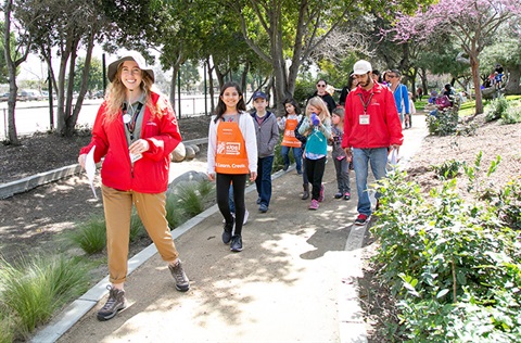 Earth walk leader group