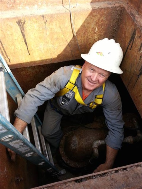 Lakewood Department of Water Resources staff member.