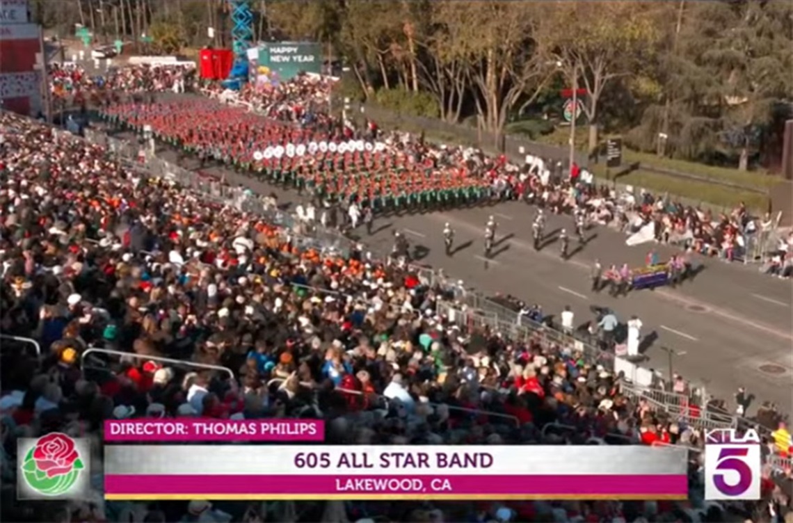 605 All Star Band at Rose Parade 